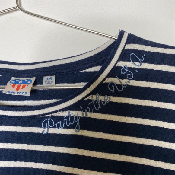 Junk Food Party In The USA T-Shirt Dress - Picture 2 of 3